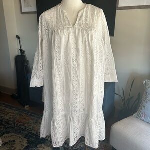 YAS size small white dress